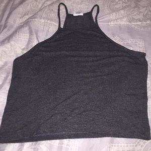 Cropped holter top